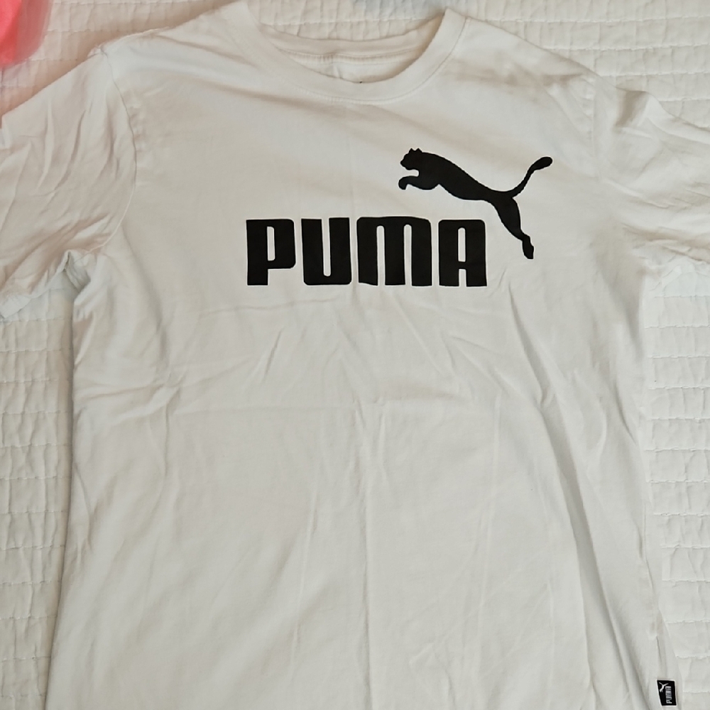 PUMA Men's Classic White Tee